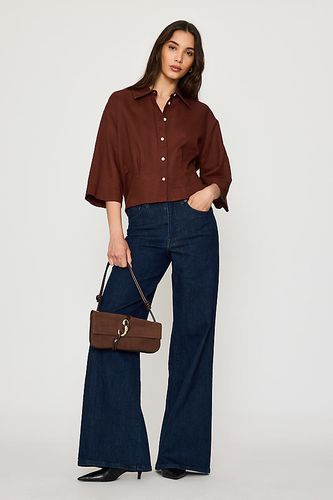 Chemise courte Cleo à manches 3/4 en taille: Uk 8 chez Anthropologie - Selected - Modalova