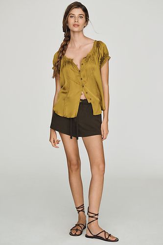 Le haut en soie manches courtes Amber par taille: XS - By Anthropologie - Modalova