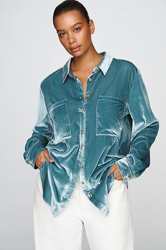 La chemise décontractée Hadley de : Édition velours taille: XS chez Anthropologie - Pilcro - Modalova
