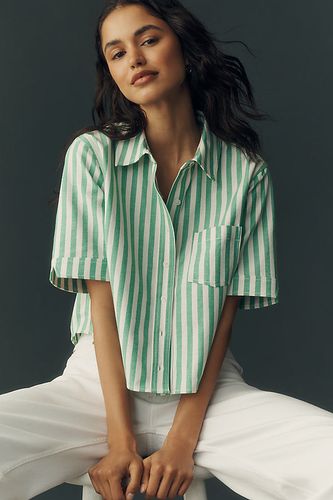 Chemise boutonnée courte à manches courtes Merritt par taille: XS chez Anthropologie - Maeve - Modalova