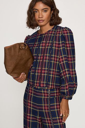 Blouse à carreaux à manches bouffantes en taille: XS chez Anthropologie - The Tiny Big Sister - Modalova