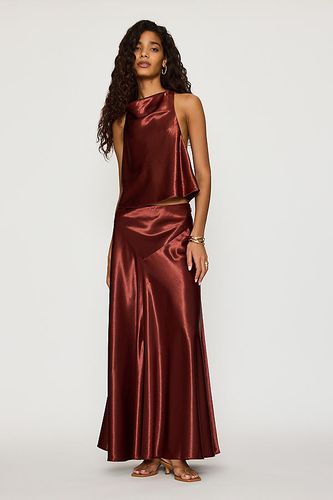 Haut en satin à col bénitier Toni taille: Uk 12 chez Anthropologie - Bardot - Modalova