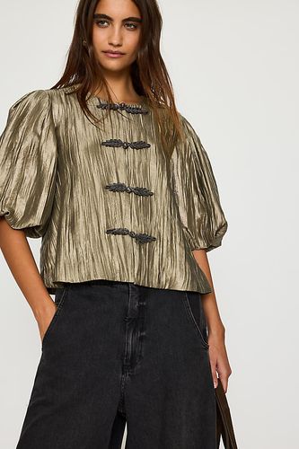 Chemisier Lila à détails de brandebourgs en taille: Uk 6 - By Anthropologie - Modalova