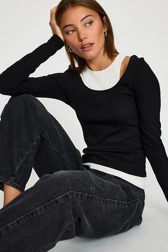 Haut à double couche en taille: S - By Anthropologie - Modalova