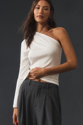 Haut côtelé asymétrique en taille: M - By Anthropologie - Modalova