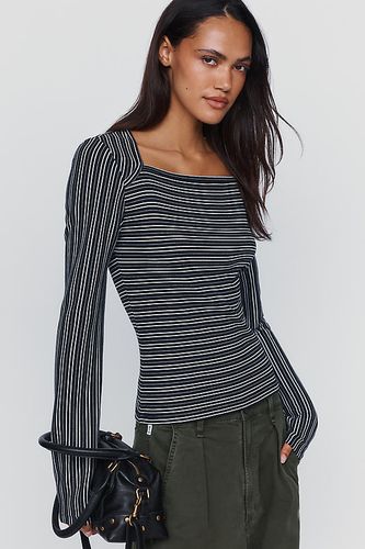 Haut à manches longues et col carré taille: XS chez Anthropologie - Pilcro - Modalova