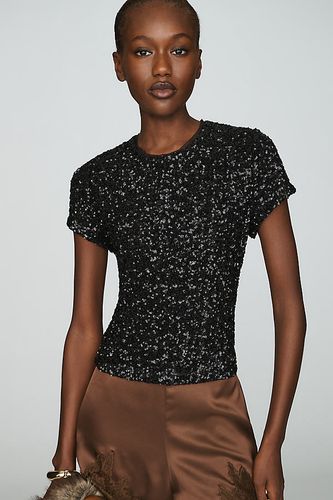 T-shirt sans manches à paillettes en taille: 2XS chez Anthropologie - Maeve - Modalova