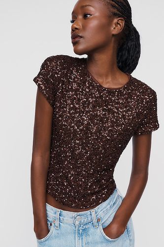 T-shirt sans manches à paillettes en taille: 2XS chez Anthropologie - Maeve - Modalova