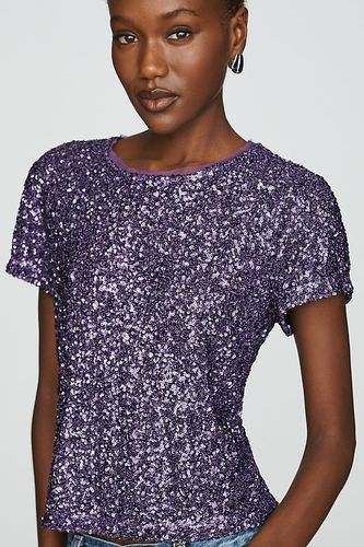 T-shirt sans manches à paillettes taille: 2XS chez Anthropologie - Maeve - Modalova