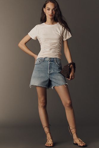 T-shirt Bennie à col rond ajusté en coton slub par : Édition Cintrée taille: 2XS chez Anthropologie - Pilcro - Modalova