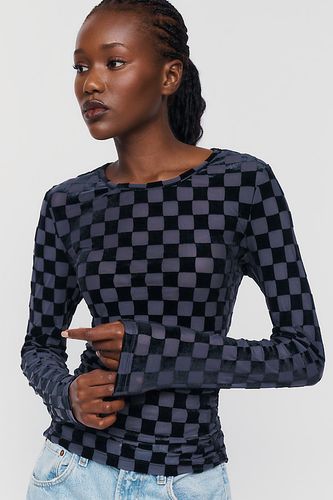 Haut à carreaux à manches longues taille: S - By Anthropologie - Modalova