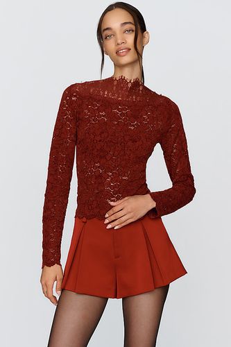 Haut à col bateau en dentelle taille: XS chez Anthropologie - Maeve - Modalova