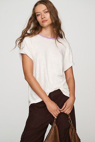 T-shirt Ringer Postcard Heritage 100% coton taille: S chez Anthropologie - Pilcro - Modalova
