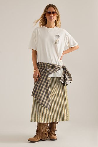 T-shirt graphique Quiet Company en taille: Uk 12 chez Anthropologie - Damson Madder - Modalova