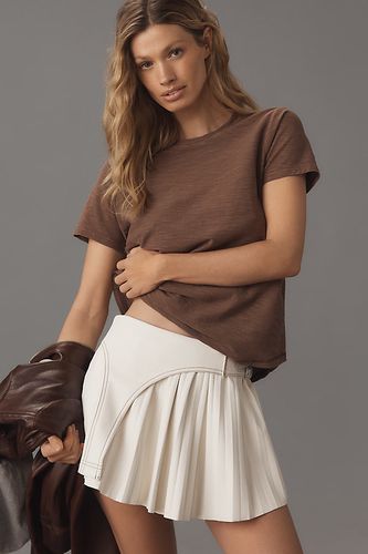 Le T-shirt Slim Bennie à encolure ras-du-cou en coton slub par en taille: XS chez Anthropologie - Pilcro - Modalova