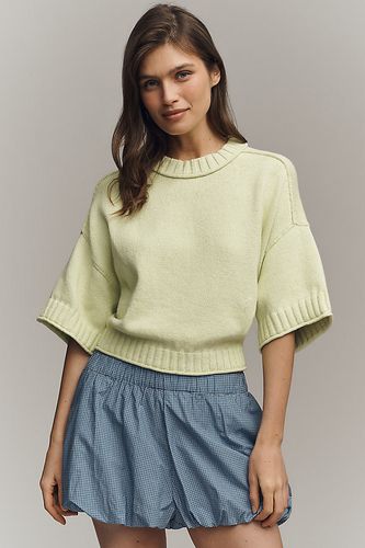 The Goldie Cotton Turtleneck Sweater par en taille: 1 X - By Anthropologie - Modalova