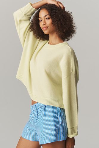 Pull col rond à manches longues 100% cachemire The Goldie par en taille: XS - By Anthropologie - Modalova