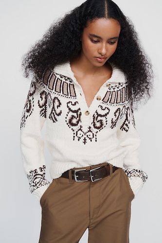 Fair Isle Henley Jumper taille: 2XS - By Anthropologie - Modalova