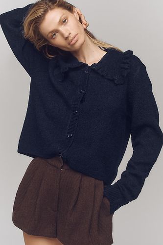 Le cardigan Ainsley à col à volants par en taille: 2XS chez Anthropologie - Self Contrast - Modalova