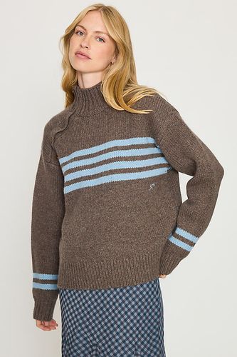 Pull à col montant 100% laine Tallulah en taille: Uk 6 chez Anthropologie - Damson Madder - Modalova
