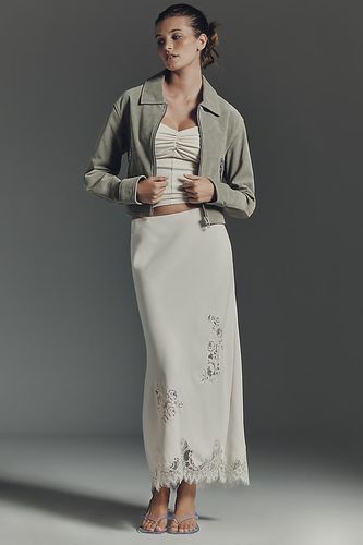 Veste Moto Courte en Daim en taille: L chez Anthropologie - BLANKNYC - Modalova