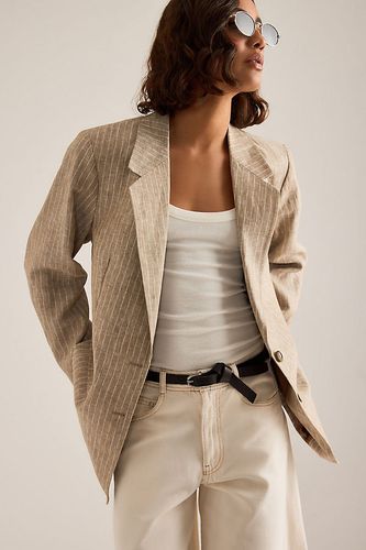 Blazer en lin décontracté Isa en taille: Uk 10 chez Anthropologie - Selected - Modalova