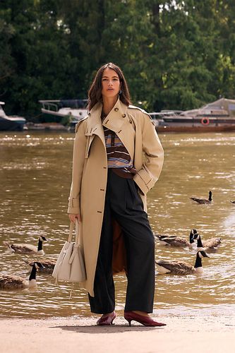 Manteau trench maxi Lottie en taille: Uk 8 - By Anthropologie - Modalova