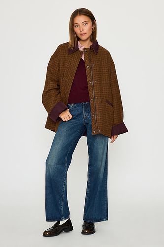 Reversible Quilted Boucle Jacket en Pink taille: Uk 6 - By Anthropologie - Modalova