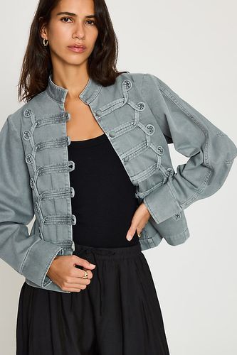 Veste militaire en denim en taille: Uk 8 - By Anthropologie - Modalova