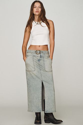Jupe colonne en denim ample en taille: Uk 10 chez Anthropologie - Pilcro - Modalova