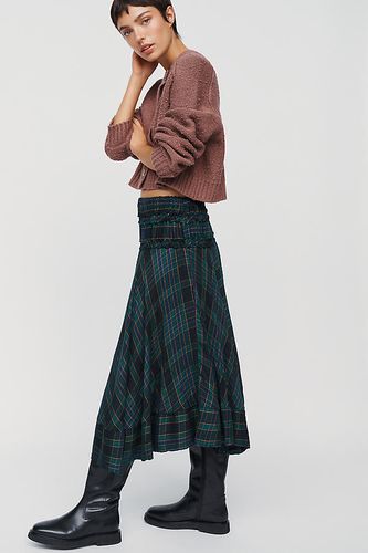 Jupe midi cercle à carreaux By taille: XS - Anthropologie - Modalova