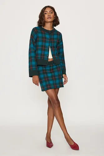 Check Knit Mini Skirt en taille: S chez Anthropologie - The Tiny Big Sister - Modalova