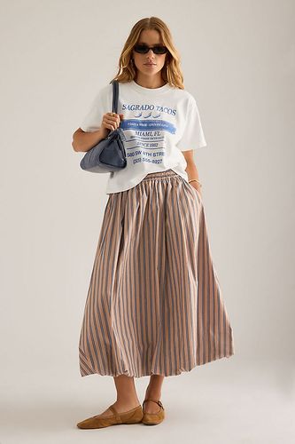 Jupe midi à ourlet boule taille: Uk 8 - By Anthropologie - Modalova