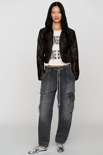 Jean utilitaire Aleutian Peg taille haute fuselé en , taille: S chez Anthropologie - Pilcro - Modalova