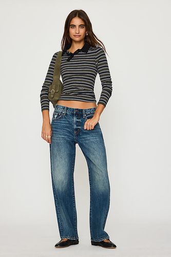 Jean Lexi à jambe droite arquée et taille mi-haute en , taille: 28 chez Anthropologie - Pistola - Modalova