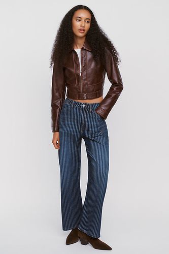 Le jean barrel de charpentier à rayures fines Kayden par en , taille: 26 chez Anthropologie - Pilcro - Modalova