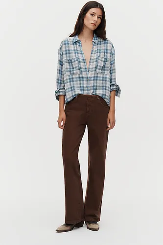 Jean droit taille moyenne Isla à taille nette en , taille: 26 PETITE chez Anthropologie - Pilcro - Modalova
