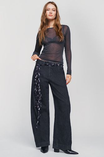 Jean barrel taille haute décontracté en , taille: 23 - By Anthropologie - Modalova