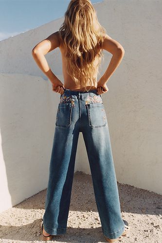 Le Jean Large Longueur Cheville Colette par : Édition Poche Brodée en , taille: 33 chez Anthropologie - Maeve - Modalova