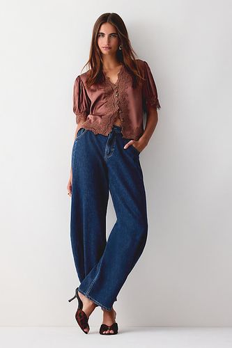 Les jeans Mollie à taille basse coupe baril par en , taille: 27 - By Anthropologie - Modalova