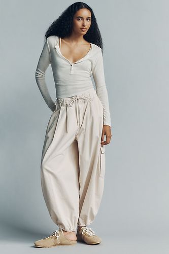 Pantalon cargo parachute 100% coton en taille: XS - By Anthropologie - Modalova