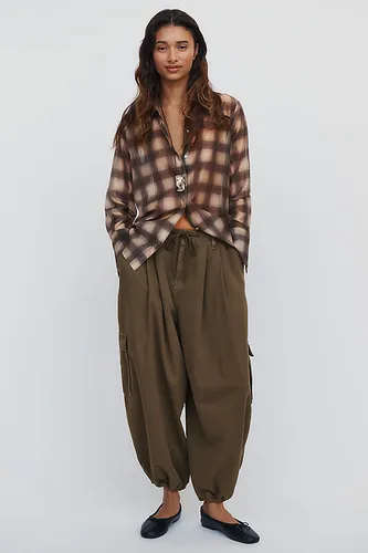 Pantalon cargo parachute 100% coton en taille: 2XS - By Anthropologie - Modalova