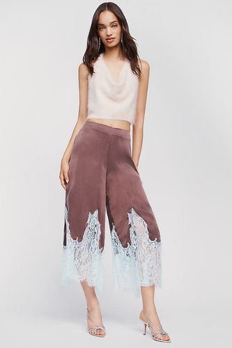 Pantalon culotte à bordure en dentelle en taille: Uk 8 chez Anthropologie - Maeve - Modalova