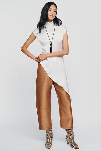 Pantalon fuselé en taffetas Marnie taille: 2XS chez Anthropologie - Maeve - Modalova