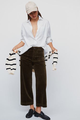 Le Pantalon Large Raccourci Colette par : Édition Velours Côtelé taille: 24 chez Anthropologie - Maeve - Modalova