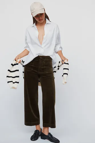 Le Pantalon Large Raccourci Colette par : Édition Velours Côtelé taille: 25 chez Anthropologie - Maeve - Modalova