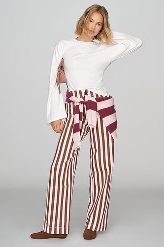 Pantalon Large Pleine Longueur Rayé Colette par taille: 25 chez Anthropologie - Maeve - Modalova