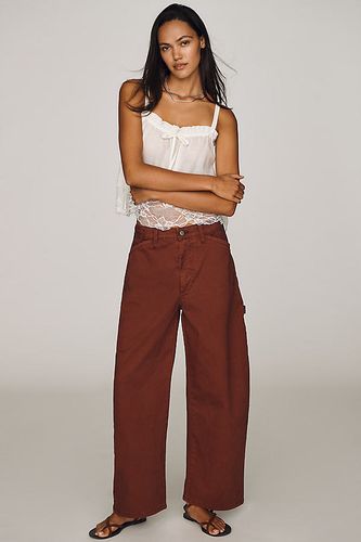Le pantalon tonneau de charpentier Kayden taille haute pleine longueur par taille: 28 chez Anthropologie - Pilcro - Modalova