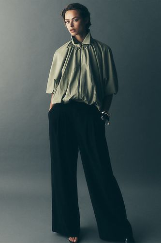 Pantalon large plissé Avery par en taille: M chez Anthropologie - Maeve - Modalova