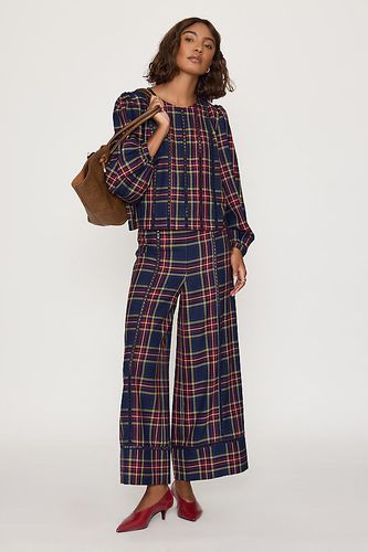 Pantalon à carreaux à jambe large en taille: XS chez Anthropologie - The Tiny Big Sister - Modalova